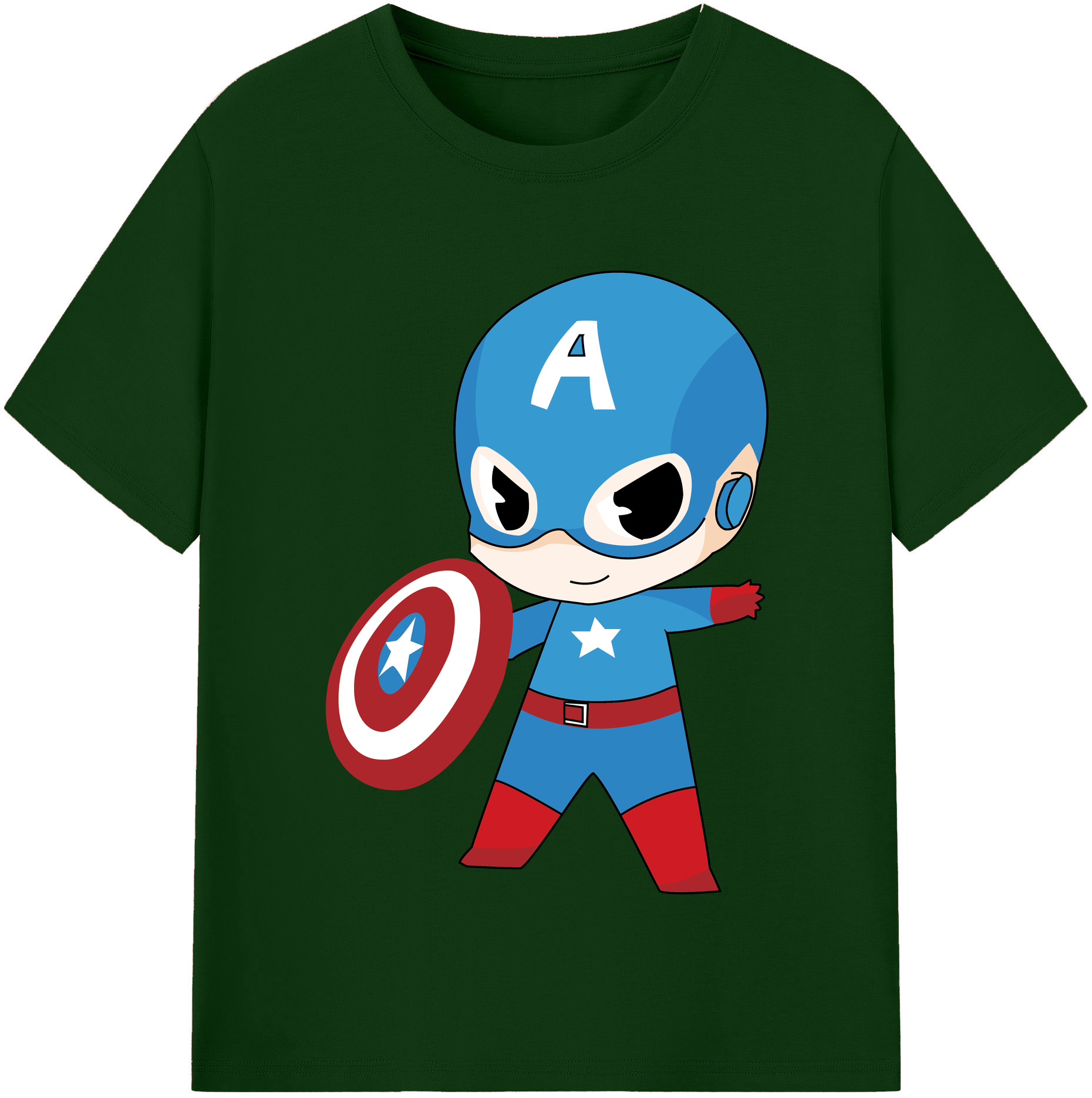 （画像用） アベンジャーズ The Avengers 綿100％半袖Tシャツ（フロントプリント）